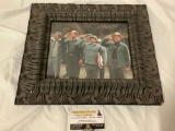 framed cast photo of M.A.S.H. television TV show stars