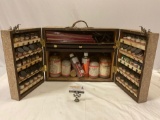 Antique Mohawk Finishing Products Furniture Finishing Kit, D&H Furn Repair wooden case w/ supplies