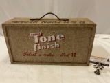 Antique Mohawk Finishing Products Furniture Tone Finish Kit, D&H Furn Repair wooden case w/ supplies