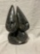 Interesting Hand Carved African Stone sculpture , twins ? see pics