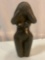 Hand Carved African Stone Female Figure Fertility nude torso woman covering eyes sculpture see pics