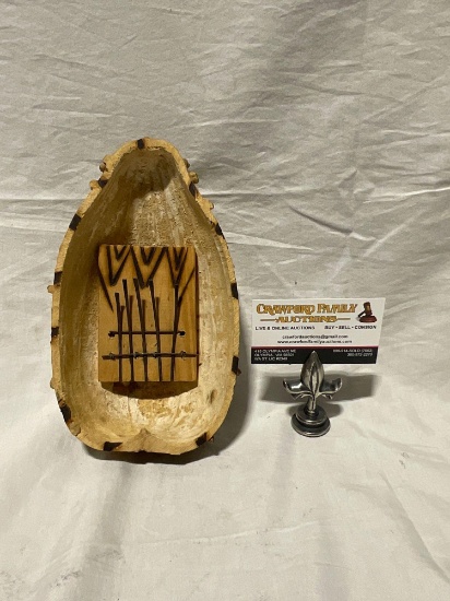 Hand Carved Kalimba gourd from Africa - Musical Instrument