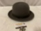 Antique Whitehall wool hat, size 7 1/4, shows wear from stage use