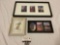 3 pc. lot of picture frames w/ prints, approx 20 x 10 in.