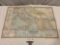 Vintage 1949 National Geographic Classic Lands of the Mediterranean, approx 32 x 22 in.