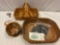 Lot of LONGABERGER woven baskets, Collectors Club, signed baskets, see pics