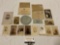 Mixed lot of antiques War Ration Books, Weller - President Lincoln ceramic plate, photos, see pics.