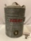 Antique IGLOO steel / plastic drink cooler, approx 13 x 21 in.