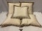 5 pc. lot of DOREE COLLECTION decorative throw pillows, approx 18 x 20 in.