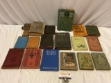 Lot of antique hardcover books / holy bibles, Rudyard Kipling, Elise Dinsmore & more. See pics.