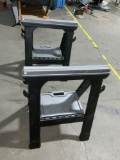 Pair of collapsible Sawhorses