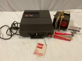 2 pc. lot of vintage slide viewers; GAF 2100.R Remote Control model no. 386-MB, Sawyers View Master