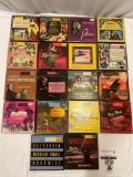 18 pc. vintage RCA VICTOR 45 rpm vinyl phonograph record box sets; Boston Pops orchestra, Porgy and