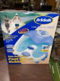 New and unused Dr. Scholl?s foot spa with bubbles/massages and heats