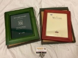 2 pc. lot of wood picture frames, approx 8 x 10 in.