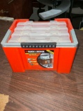 Black and decker workmate series small parts for box organizer w/ tote