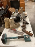 Table full of assorted tools, And items see pics for details