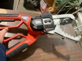 Black and decker Cordless alligator limb trimmer, comes with charger, tested and working