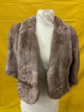 Antique ladies mink stole fur wrap. Monogrammed; VCP. Approx size small/ medium. INV 2222