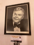 Framed signed B&W magician?s photograph autographed by famous magician Stan Kramien, 1987
