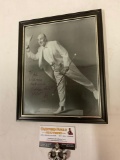 Framed signed B&W magician?s photograph autographed, 1985