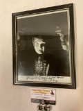 Framed signed B&W magician?s photograph autographed by famous magician Dave La Kay