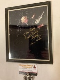 Framed signed magician?s color photograph autographed by famous magician Norm Nielsen