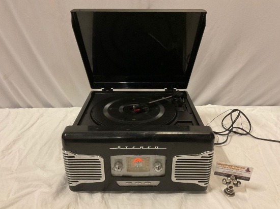 TEAC Compact Hi-Fi Stereo System model SL-A100, AM / FM radio & turntable record player, tested /