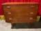 Rare mid century modern Povl Dinesen teak vanity/secretary W/ chest of drawers, great piece.