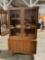 Gorgeous mid century Sculptra by Broyhill Premier 2 piece Display hutch see pics