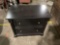 Solid darker two-drawer dresser style filing cabinet