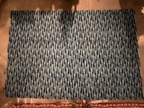 Unique Mid Century Woven Rug