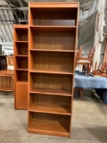 Very solid Bookcase with six adjustable shelves. Marked Made in Denmark