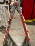 Little giant mega lite adjustable ladder 300 pound duty rated, maximum 15 foot. Nice ladder