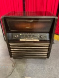 Vintage 1930s/1940s German Grundig majestic multi channel radio and turntable combination