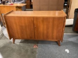 Rare smaller mid century German? Cabinet with two shelves see pics