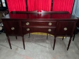 Stunning Vintage Authentic Baker Hepplewhite? Mahogany Sideboard w/ original hardware see pics