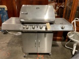 Charm glow gas barbecue grill w/ Propane tank and grill scrubber