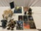 Nice lot of ALIEN movie collectibles; 1979 trading card set, Palisades Facehugger plush toy,