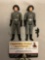 2 pc. lot vintage 1977 Kenner STAR WARS 3 3/4 inch action figures: Star Destroyer Commander