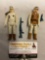 2 pc. Lot vintage 1980-81 Kenner STAR WARS ESB complete 3 3/4 inch action figures; HOTH REBEL