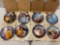 8 pc. lot of STAR TREK original TV series crew numbered collectors plates by Erust