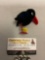 Vintage ORIGINAL STEIFF plush stuffed animal toy w/ tag, made in Germany, BIRD 7430/08