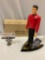 1991 Hamilton Gifts PRESENTS Star Trek SCOTTY vinyl figure w/ stand, tag & mailer box