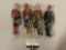 4 pc. lot of sealed APPLAUSE Star Trek DEEP SPACE NINE figures w/ tag, approx 8 x 3 in.
