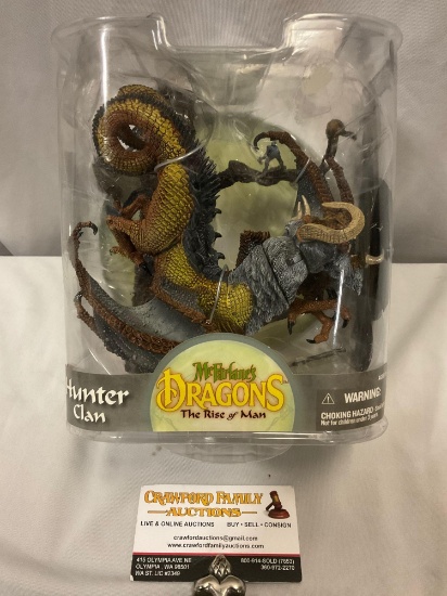 McFarlane Toys MCFARLANE?S DRAGONS The Rise of Man HUNTER CLAN DRAGON highly detailed figure in