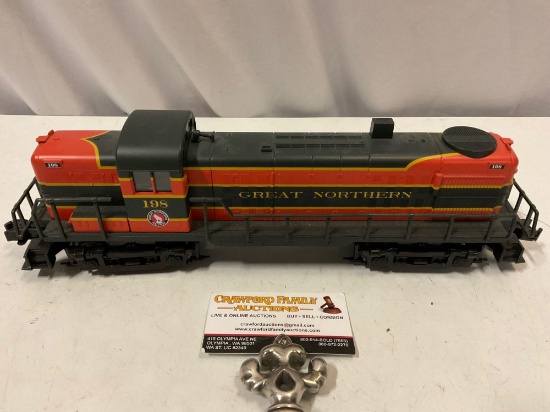 vintage LIONEL ELECTRIC TRAINS Great Northern 198 Locomotive Engine O Scale , nice condition