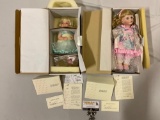 2 pc. lot Marie Osmond fine porcelain collector Dolls hand numbered Limited Edition w/ COA & box