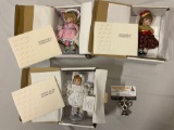 3 pc. lot Marie Osmond fine porcelain collector Dolls hand numbered Limited Edition w/ COA & box