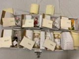 7 pc. lot of Marie Osmond fine porcelain collector Dolls w/ COA & box